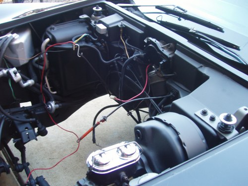 Engine Bay Restoration - Engine Bay Painting - 1976 Corvette